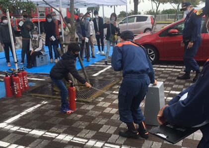 官民一体となった防災訓練実施